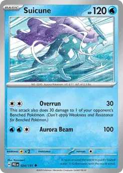 Suicune Prismatic Evolutions