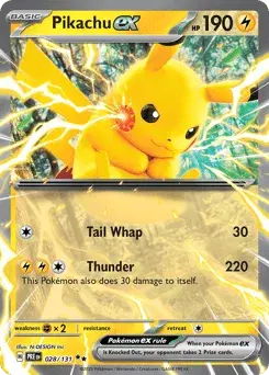Pikachu ex Prismatic Evolutions
