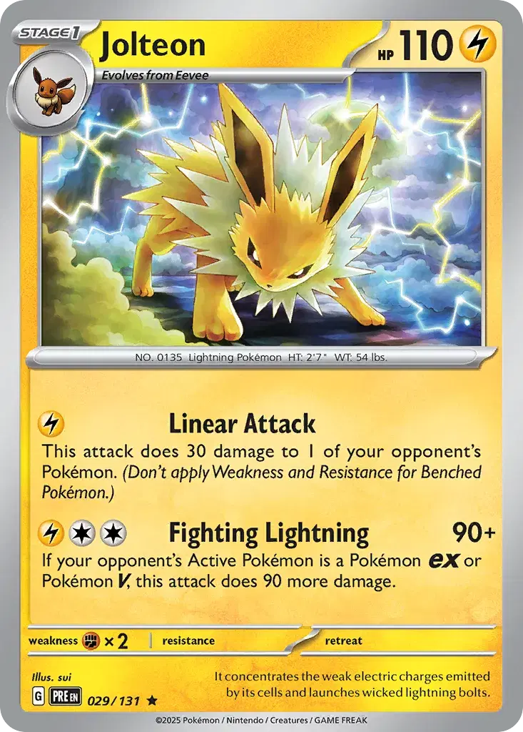 Jolteon Prismatic Evolutions 29