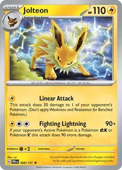 Jolteon Prismatic Evolutions
