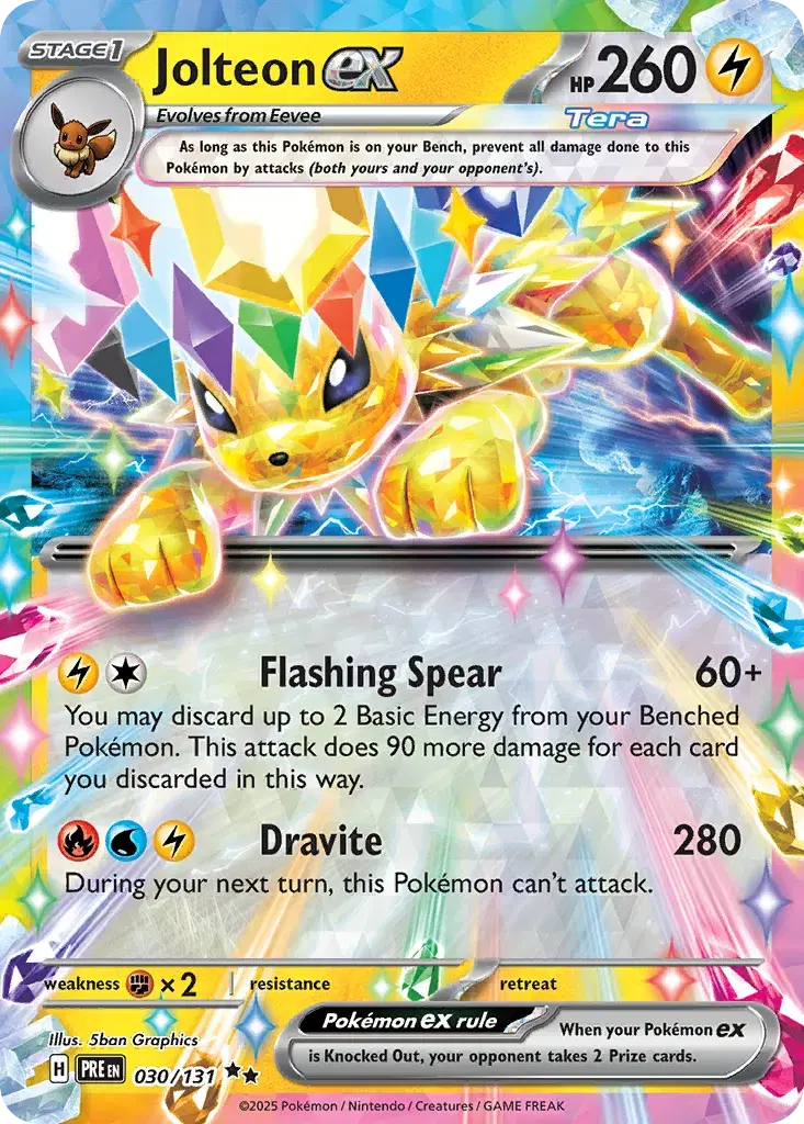 Jolteon ex Prismatic Evolutions 30