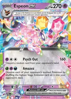 Espeon ex Prismatic Evolutions