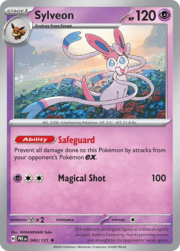 Sylveon Prismatic Evolutions 40