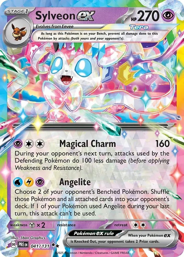 Sylveon ex Prismatic Evolutions 41