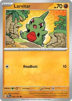 Larvitar Prismatic Evolutions