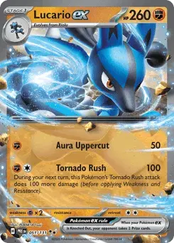 Lucario ex Prismatic Evolutions