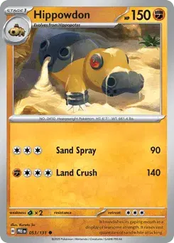 Hippowdon Prismatic Evolutions