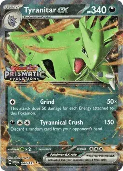Tyranitar ex Prismatic Evolutions