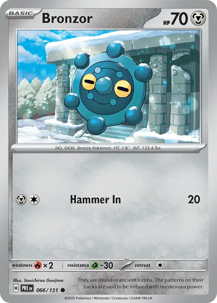 Bronzor Prismatic Evolutions 66