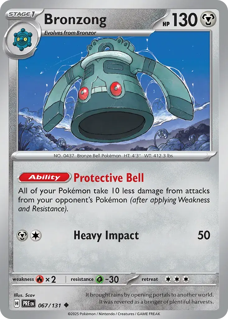 Bronzong Prismatic Evolutions 67