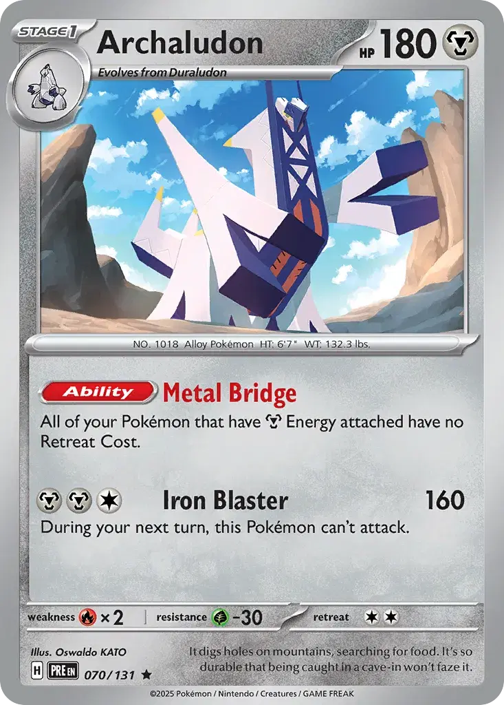 Archaludon Prismatic Evolutions 70