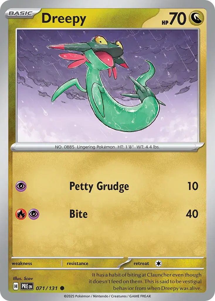 Dreepy Prismatic Evolutions 71
