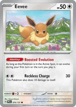 Eevee Prismatic Evolutions