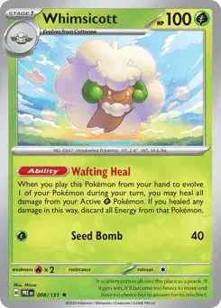 Whimsicott Prismatic Evolutions