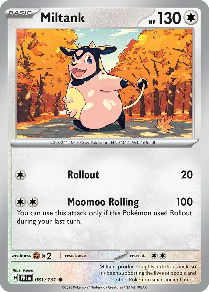 Miltank Prismatic Evolutions 81