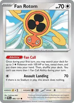 Fan Rotom Prismatic Evolutions
