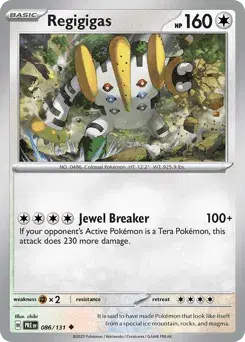 Regigigas Prismatic Evolutions