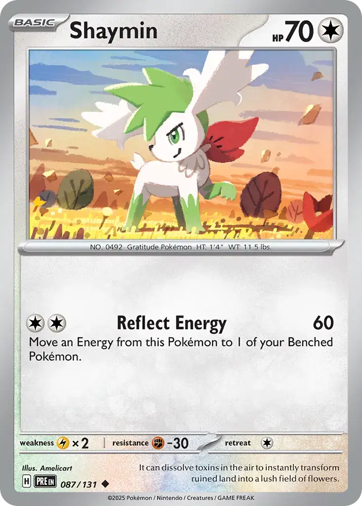 Shaymin Prismatic Evolutions 87