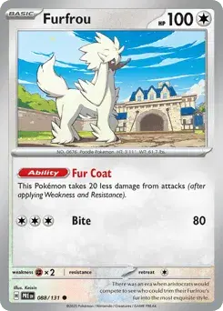 Furfrou Prismatic Evolutions