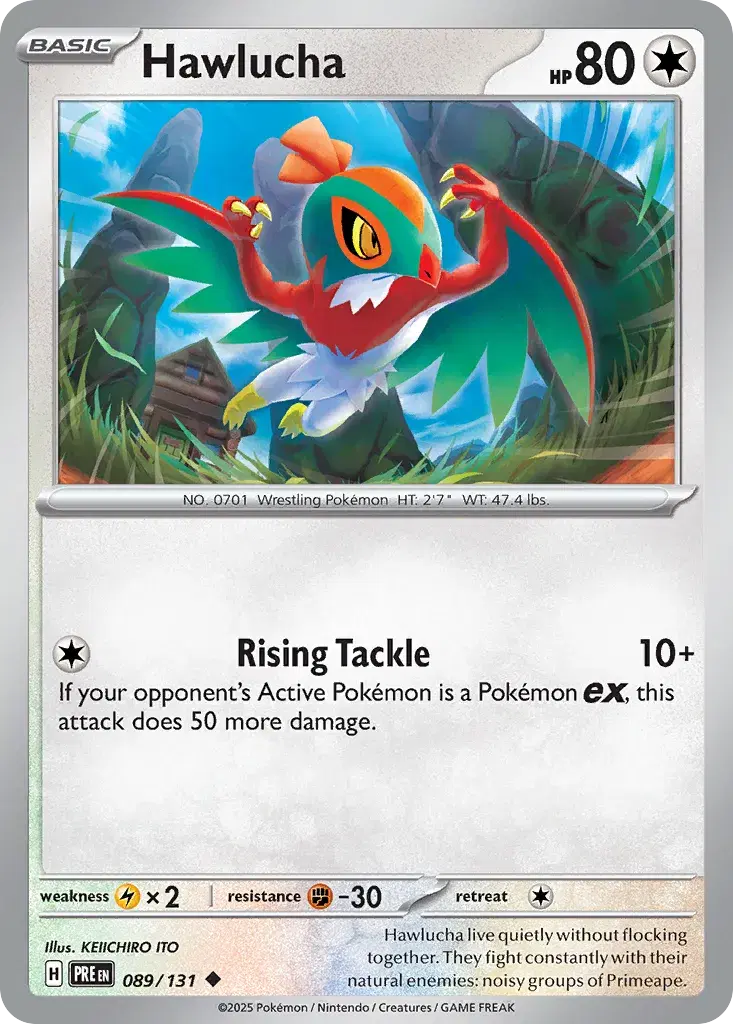 Hawlucha Prismatic Evolutions 89