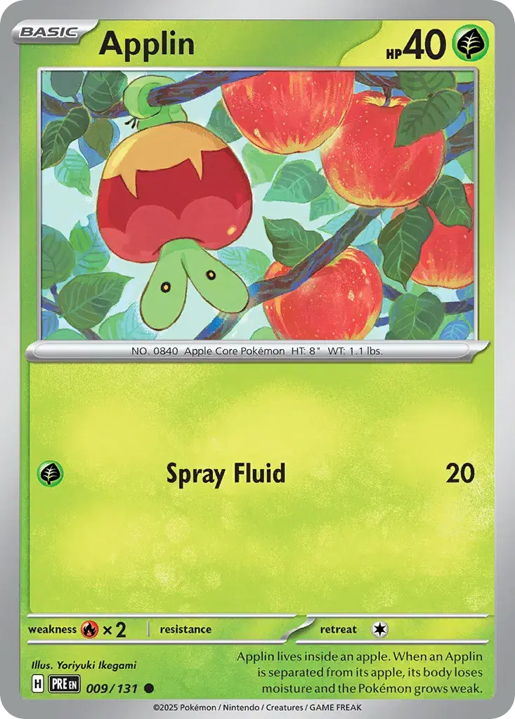 Applin Prismatic Evolutions 9