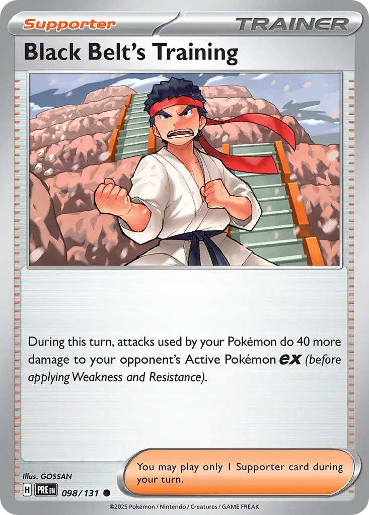 Black Belt's Training Prismatic Evolutions 98