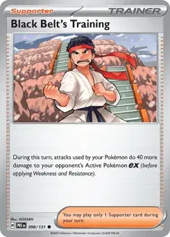 Black Belt's Training Prismatic Evolutions