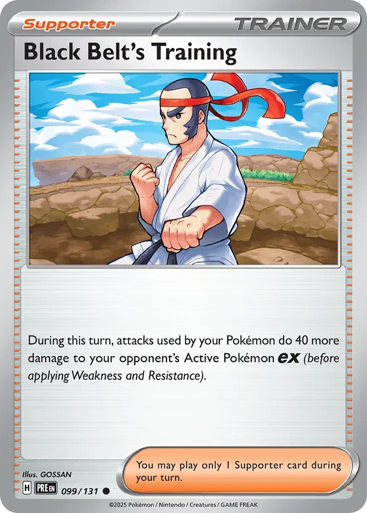 Black Belt's Training Prismatic Evolutions 99