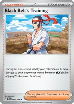 Black Belt's Training Prismatic Evolutions