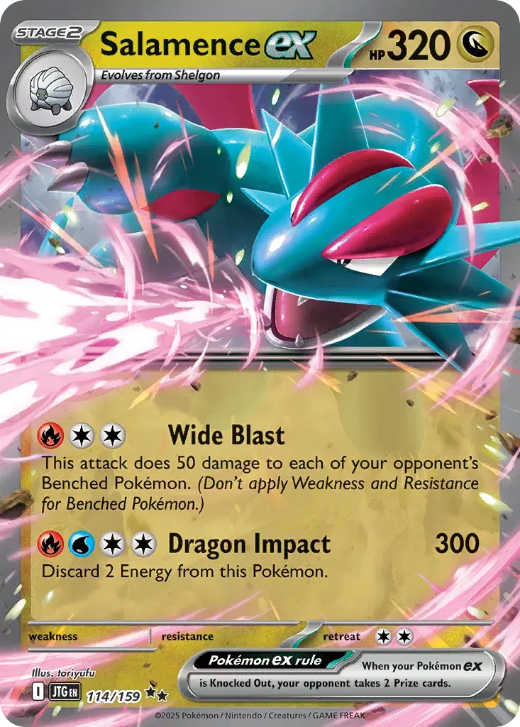 Salamence ex Journey Together 114