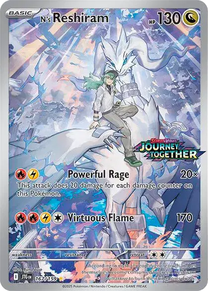 N's Reshiram Journey Together 167