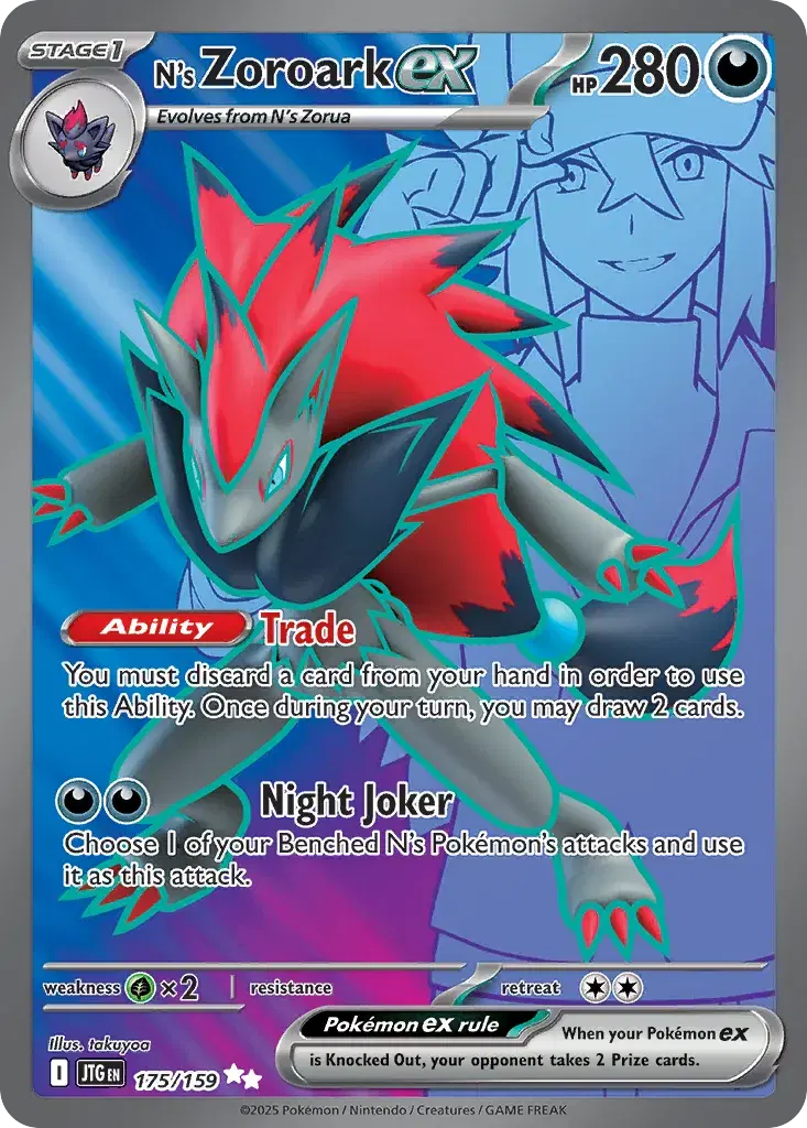 N's Zoroark ex Journey Together 175
