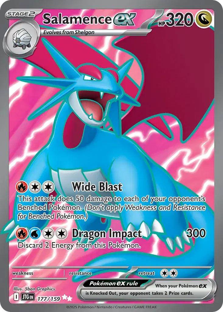 Salamence ex Journey Together 177