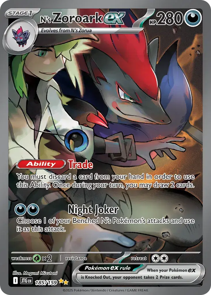 N's Zoroark ex Journey Together 185