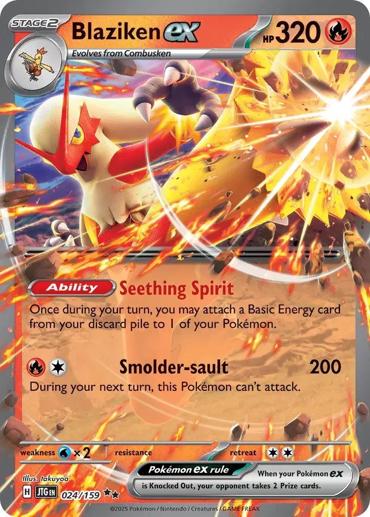 Blaziken ex Journey Together 24