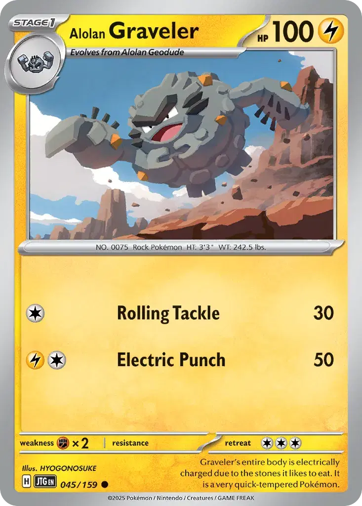 Alolan Graveler Journey Together 45