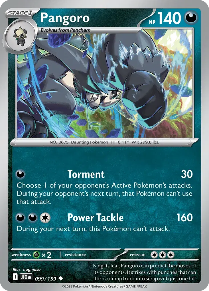 Pangoro Journey Together 99