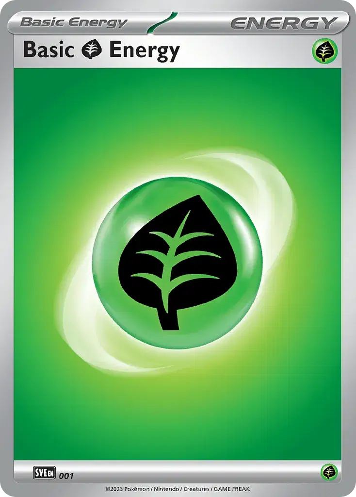 Basic Grass Energy Scarlet & Violet Energies 1