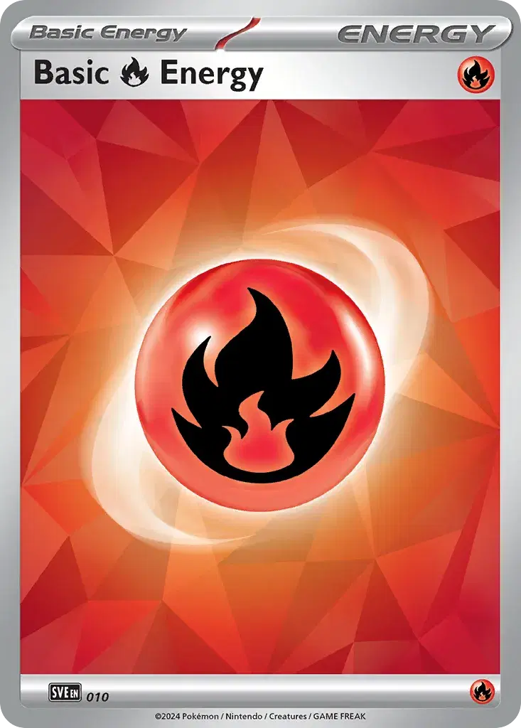 Basic Fire Energy Scarlet & Violet Energies 10