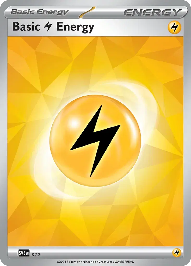 Basic Lightning Energy Scarlet & Violet Energies 12