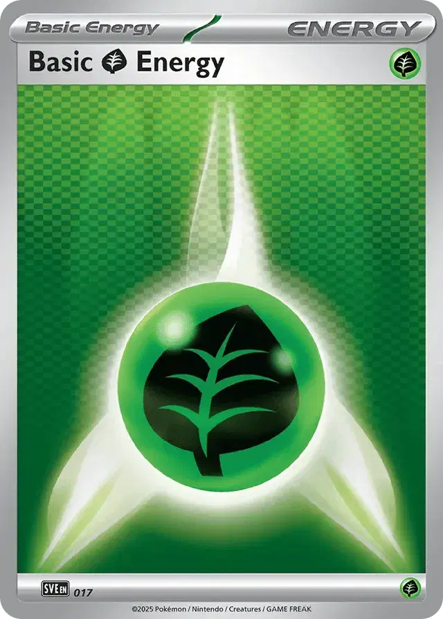 Basic Grass Energy Scarlet & Violet Energies 17