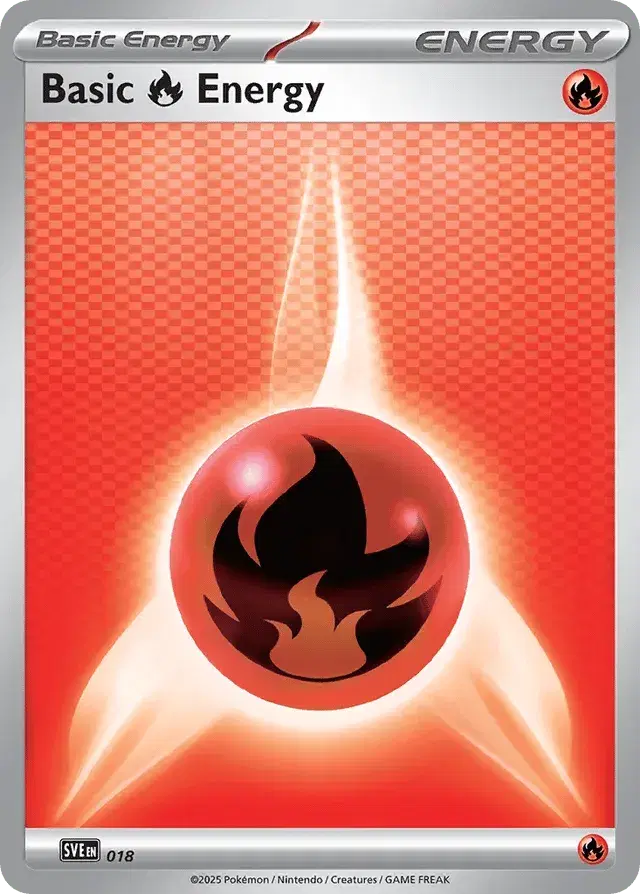 Basic Fire Energy Scarlet & Violet Energies 18