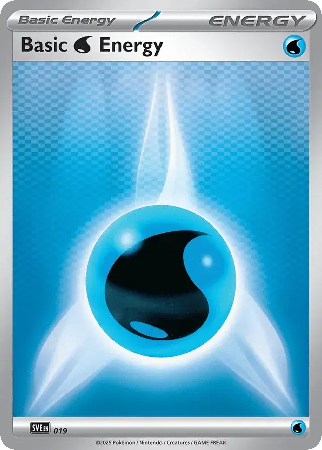 Basic Water Energy Scarlet & Violet Energies 19