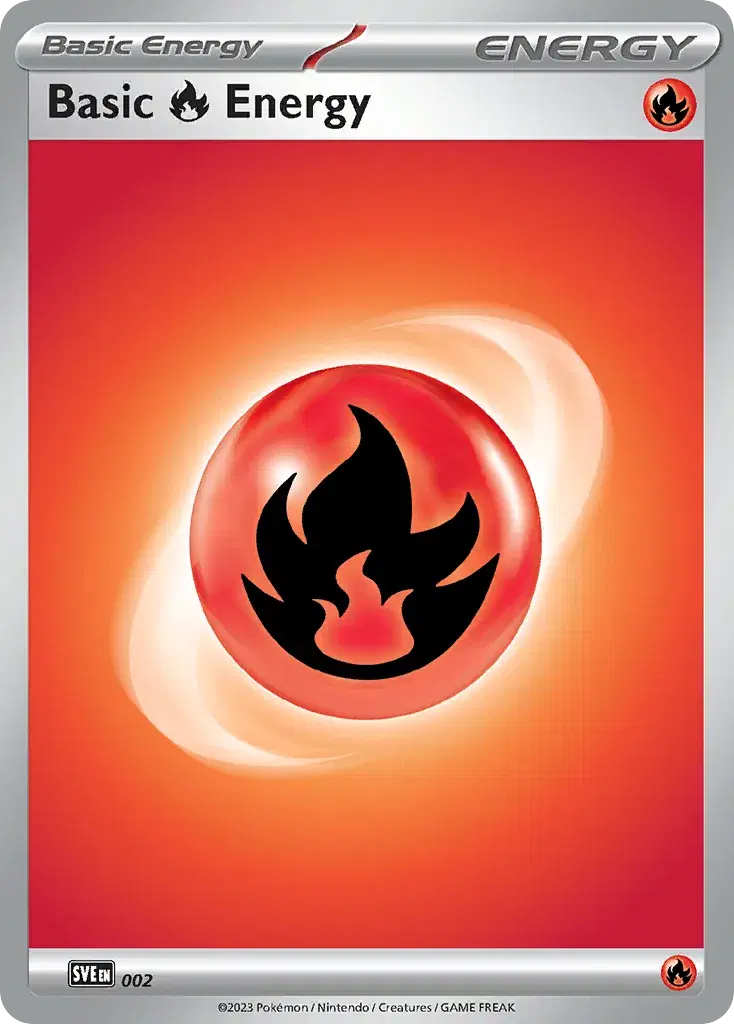 Basic Fire Energy Scarlet & Violet Energies 2