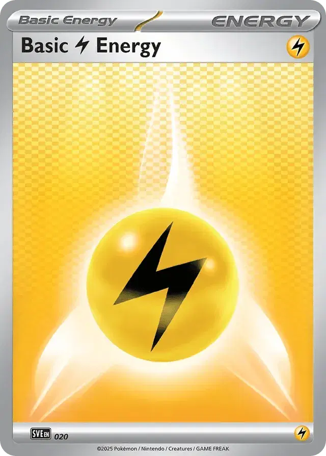 Basic Lightning Energy Scarlet & Violet Energies 20