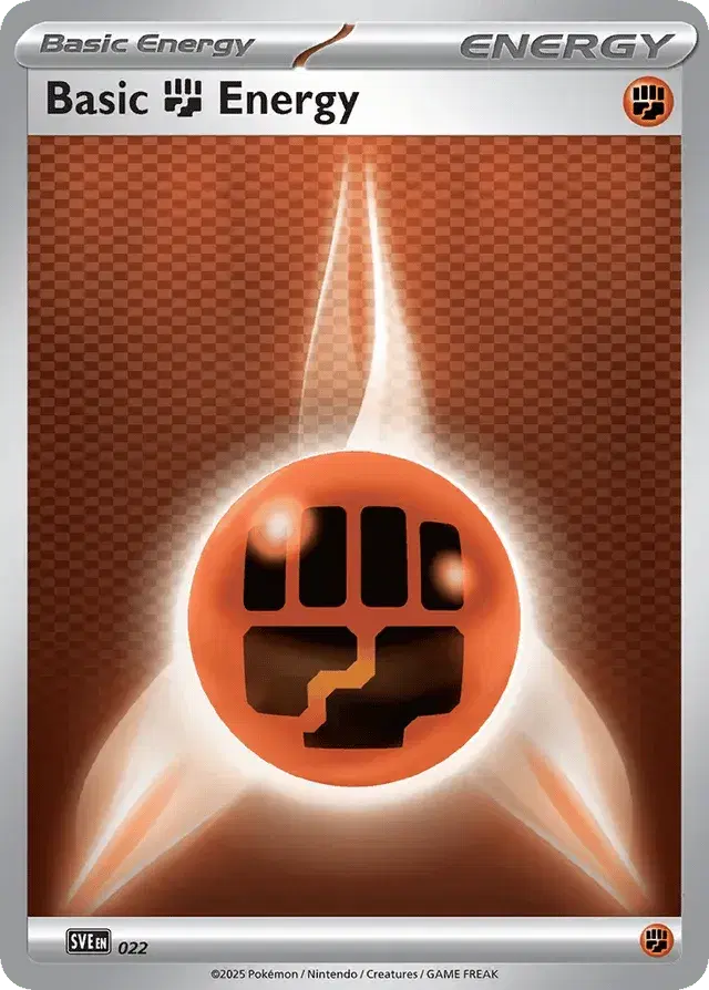 Basic Fighting Energy Scarlet & Violet Energies 22