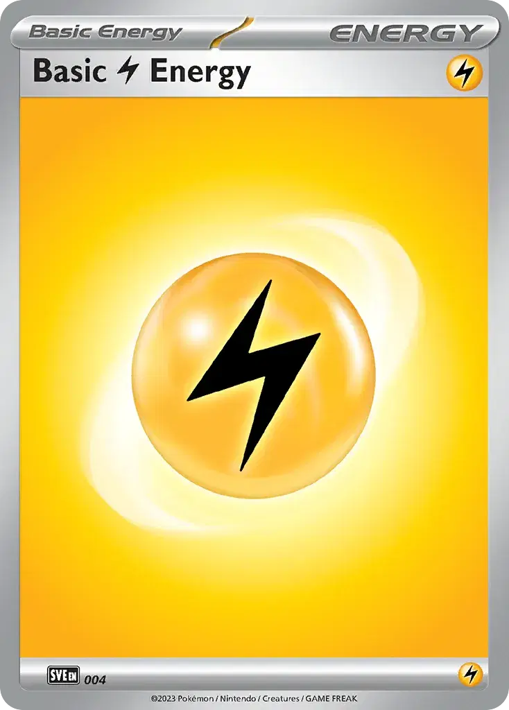 Basic Lightning Energy Scarlet & Violet Energies 4