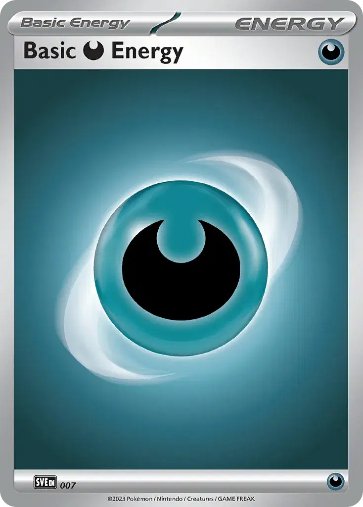 Basic Darkness Energy Scarlet & Violet Energies 7