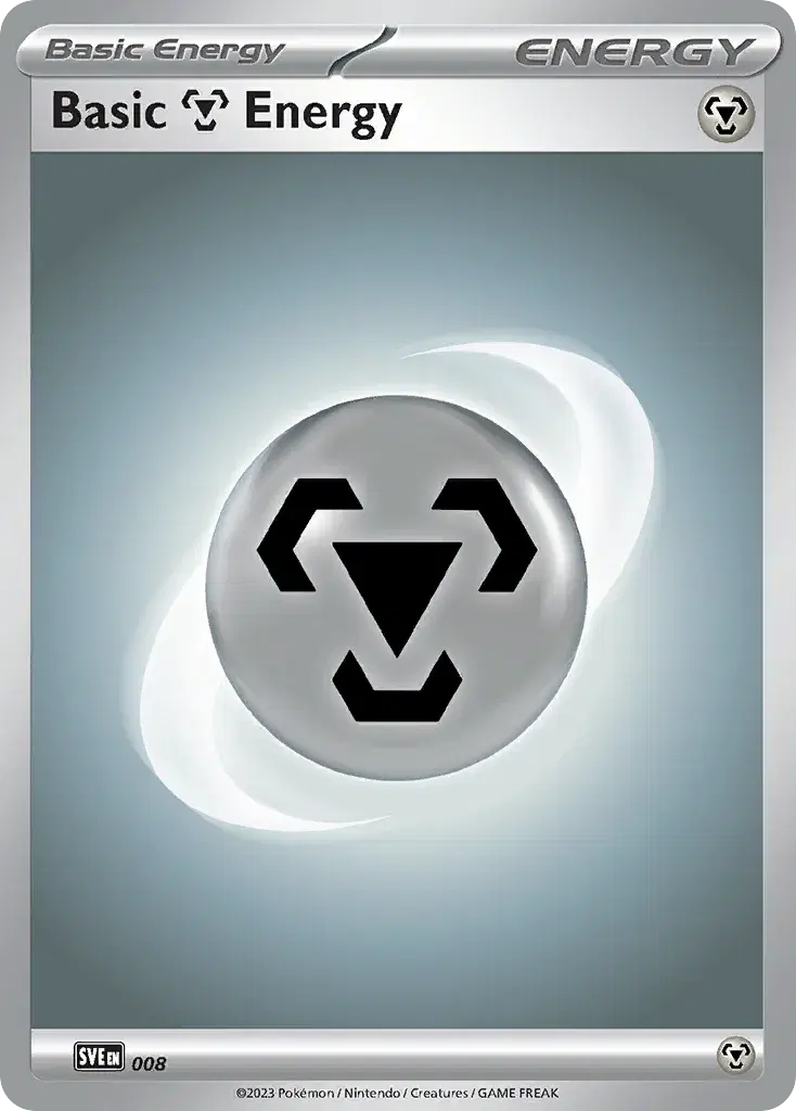 Basic Metal Energy Scarlet & Violet Energies 8