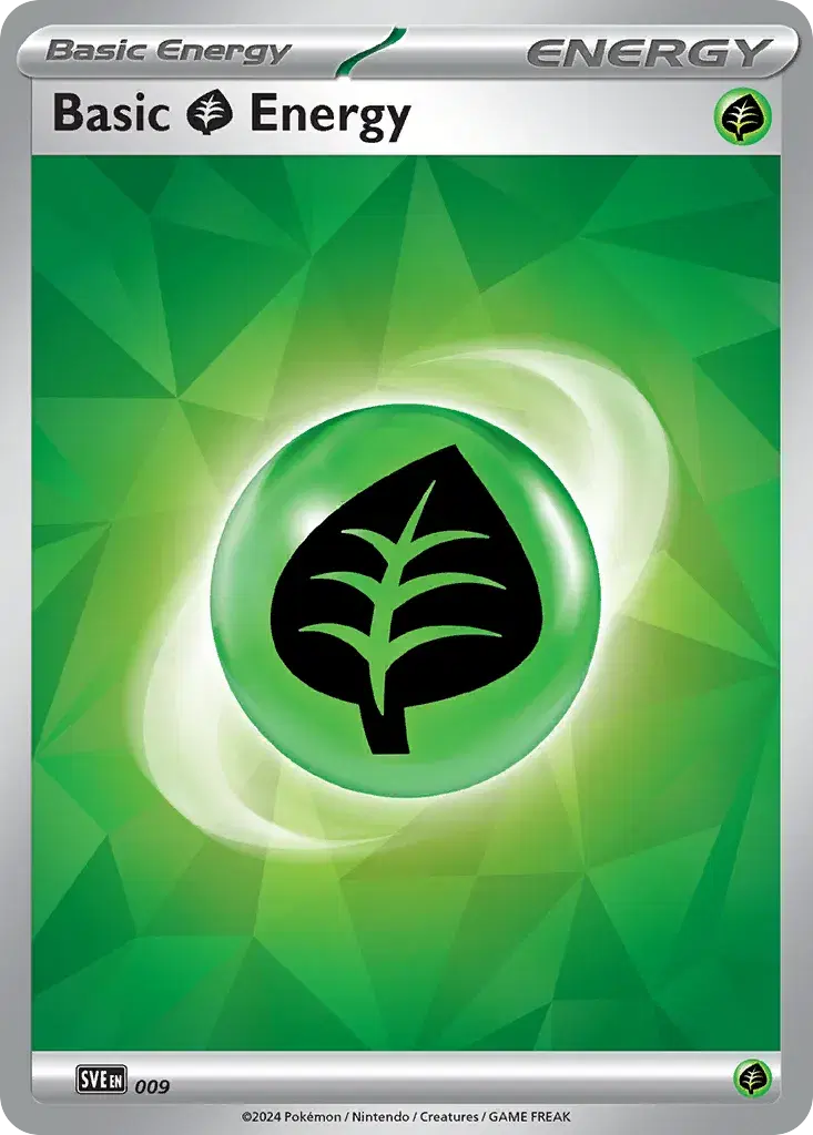 Basic Grass Energy Scarlet & Violet Energies 9